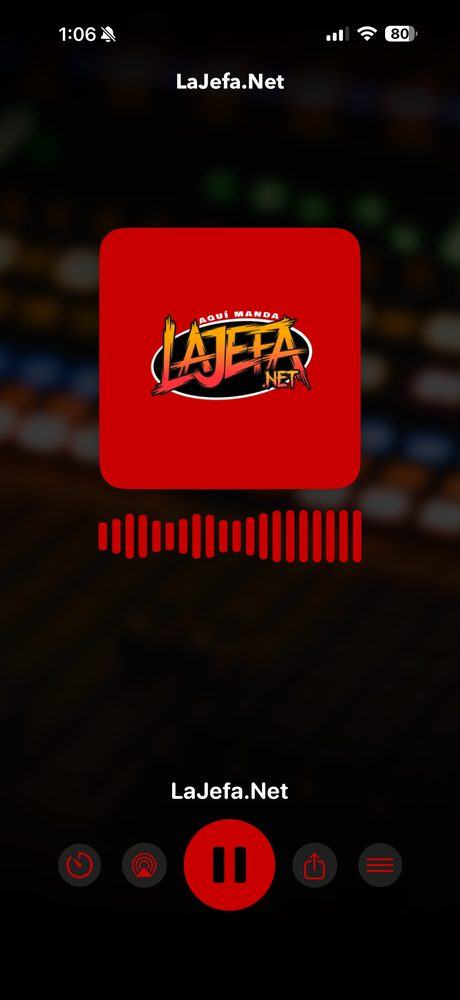 Vista previa de la app LaJefa.net