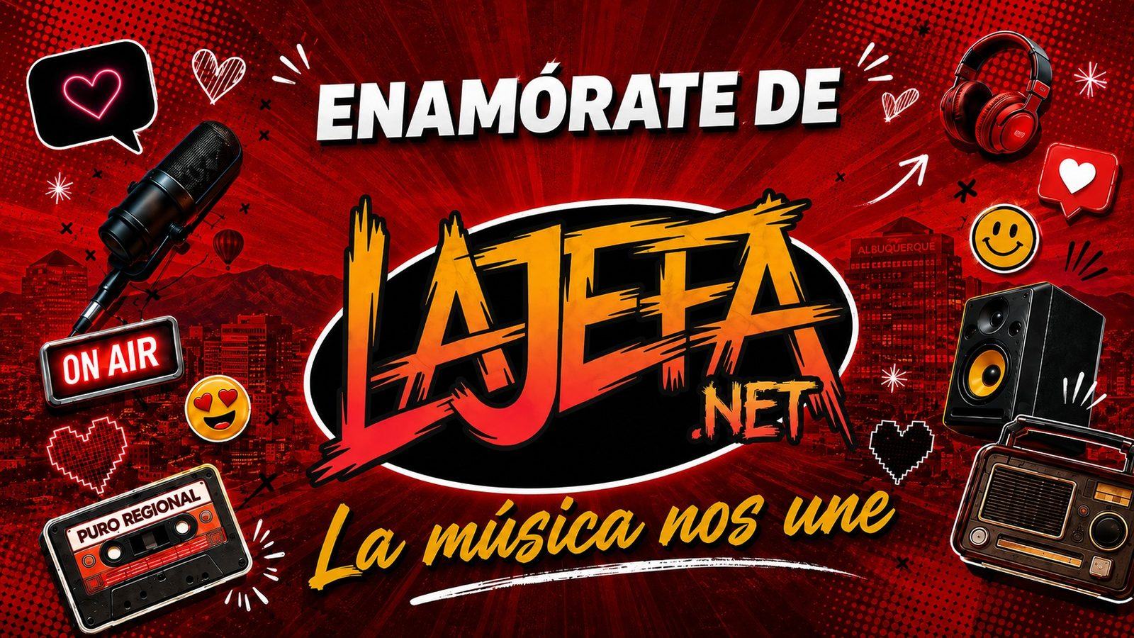 Enamórate de LaJefa.net, la música nos une